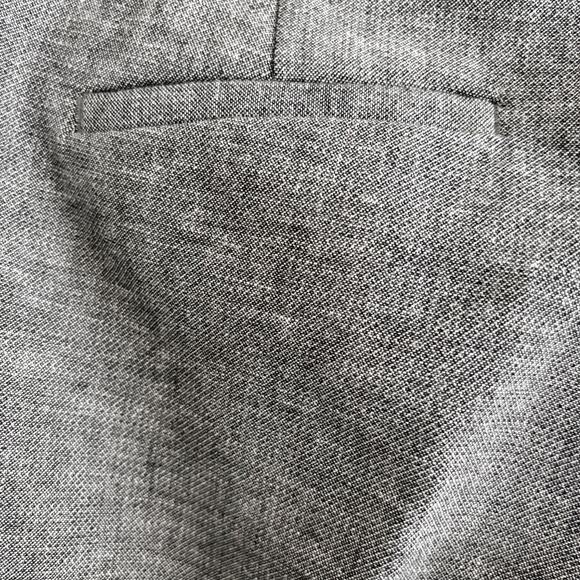 Banana Republic Ryan Fit Gray Dress Pant Sz 4 Low Rise Stretch Slim Straight - Picture 6 of 12